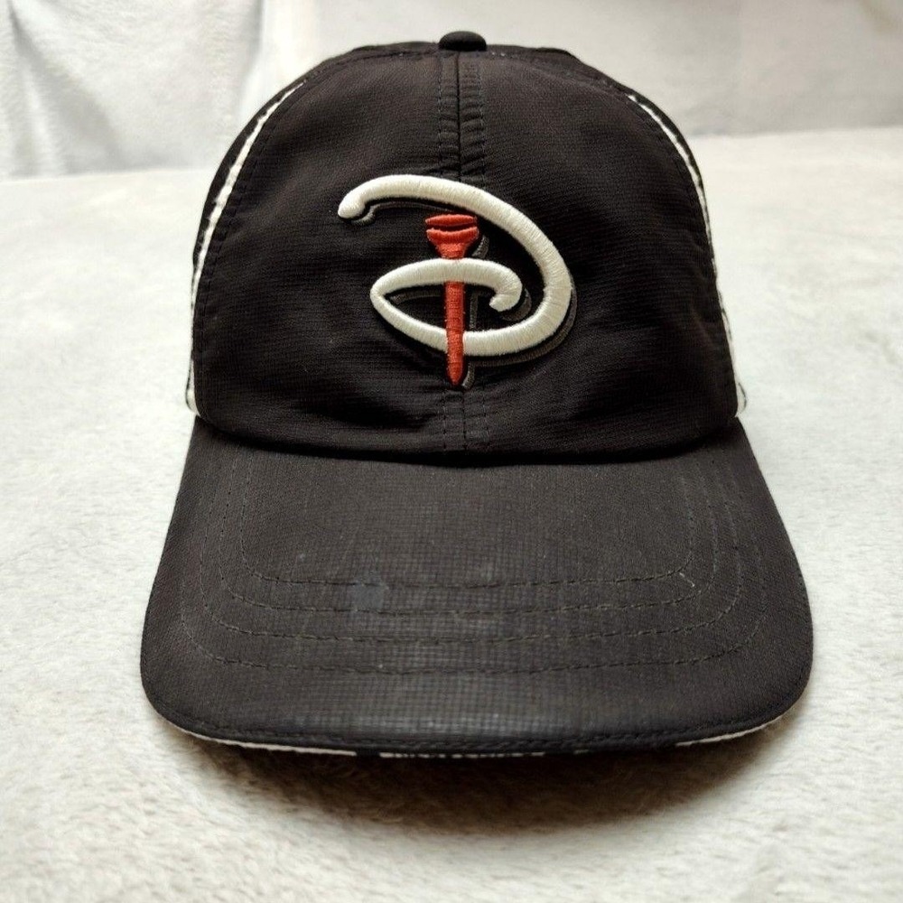 Disney Golf Arnold Palmer Hat Cap Strap Back Mens Black Disney Palm Magnolia